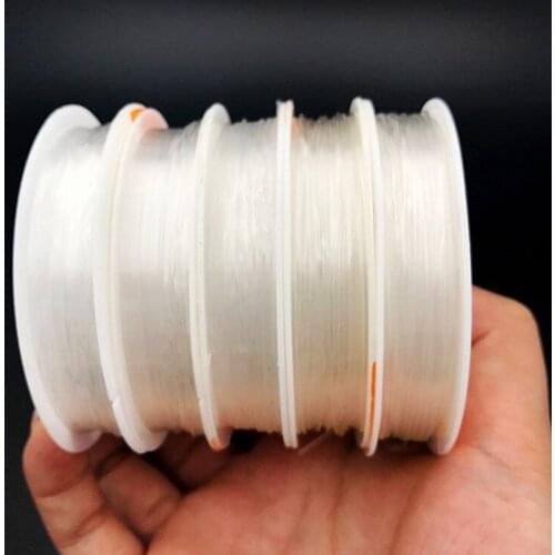1 Roll Transparent Stretch Elastic Crystal Line Beading Rope String Cord/String/Thread DIY Handmade Jewelry Findings