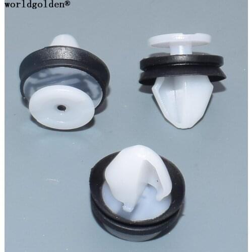 Worldgolden 100pcs auto fasteners Door Trim Panel Retaining Clip for Peugeot 6991Y8 Fiat 9654280780 Renault 7703077469