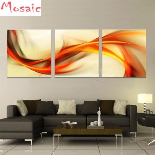 3pcs,DIY 5D Diamond Painting Unfinished Home Decor Full Square Embroidery Diamond Mosaic Cross Stitch Still life Paintings