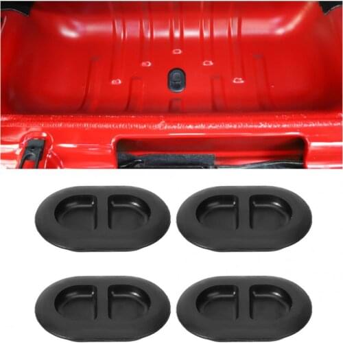 4pcs Car Chassis Waterproof Rubber Stopper Plugs Fit for Jeep wrangler JK 2007 2008 2009 2010 2011 2012 2013 2014 2015 2016 2017