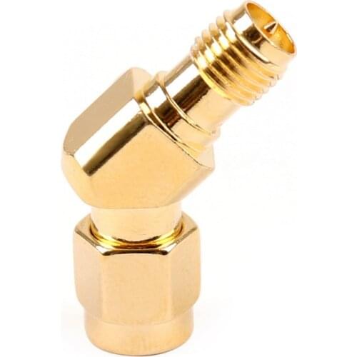 1PCS 45 Degree 135 Degree SMA Male to SMA Female Antenna Adpater Connector For RX5808 Fatshark Goggles Video Glasses Headset