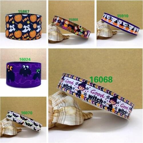 Free shipping 50 yard cartoon printed grosgrain ribbon 16068