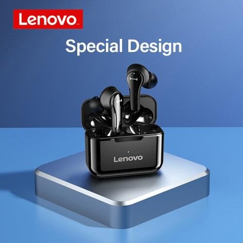 Lenovo QT82 Wireless Bluetooth 5.0 Earphone Touch Control EarBuds HIFI Stereo 9D Sound Sport Headphone with Mic IPX5 Waterproof