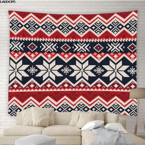 Bohemian Tapestry Mexican Color Geometric Traditional Pattern Background Wall Hanging Cloth Hotel Living Room Bedroom Home Decor