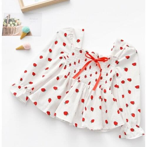 Spring autumn toddler girl clothes baby blouse girls tops and blouses kids clothes girls white blouse children clothes blusas