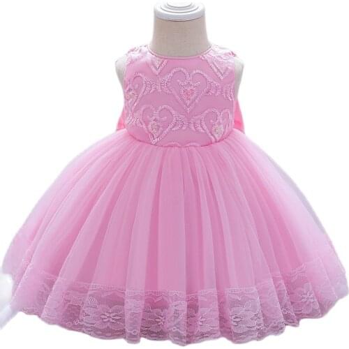Baby Girl Dress For Girls 1st Year Birthday Party Baptism Toddler Girl Clothes Girls' Princess Custume dresses 1 2 3 4 5 Age