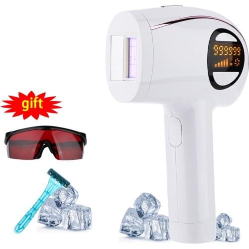 999999Flash IPL Laser Hair Remover -5℃ ICE Cold Laser Hair Removal Epilator Machine Body Bikini Full Body Permanent Hair Remova