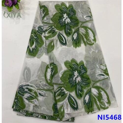 French Brocade Lace Fabric High Quality Jacquard Lace Fabric Embroidery African Lace Fabric Jacquard Tissue Lace for Sew NI5468
