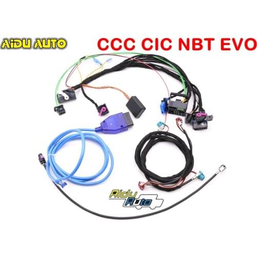 Tools Wirings harness with CAS Emulator tester For BMW CCC CIC NBT EVO navigation systems power on bench all in one