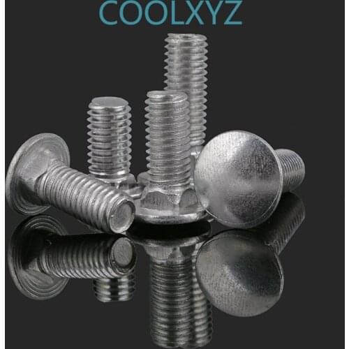 Carriage screw / bolt angle iron screw bridge screw shelf screw M6 * 12 / 16 M8 * 16 / 20 / 25 25Pcs