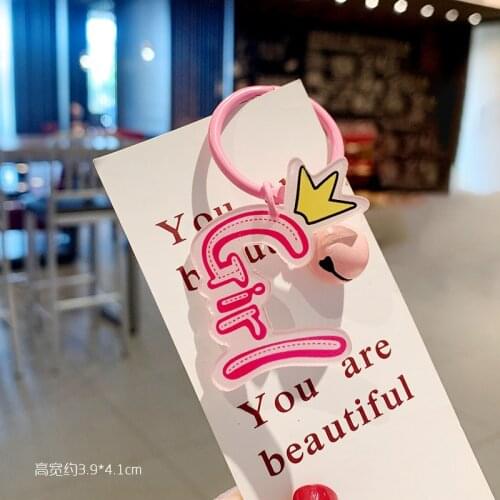 Chinese Characters: Cute Cartoon Puppy Piggy Keychain Keyring Childhood Exquisite Bag Car Keychain Friends Gift Portachiavi