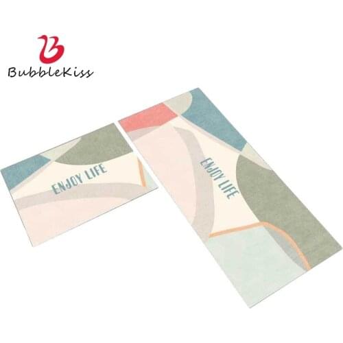 Bubble Kiss Kitchen Carpet Customized Anti Slip Area Rugs Small Fresh Style Home Bedside Foot Pad Modern Living Room Decorations