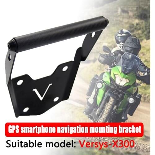 For KAWASAKI VERSYS X300 X-300 Motorcycle Accessories Modified Navigation Bracket carbon fiber GPS Phone Navigation Bracket