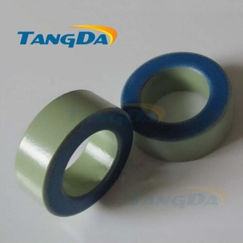 Tangda Iron powder cores T650-52 OD*ID*HT 165*88*51 mm 405nH/N2 75ue Iron dust core Ferrite Toroid Core toroidal green blue