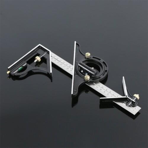 300mm Angle ruler High Precision Aluminum alloy high-grade measurement multi-function combination Joinery tool