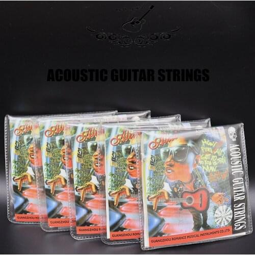 5Sets Alice Acoustic Guitar Strings for 6 string Acoustic Guitar part (A306-XL)