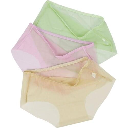 Women Transparent Panties Briefs Sexy Female Underwear Hot Solid Seamless Briefs Nylon Sexy Panties Women Plus Size 3Pcs/Lot New