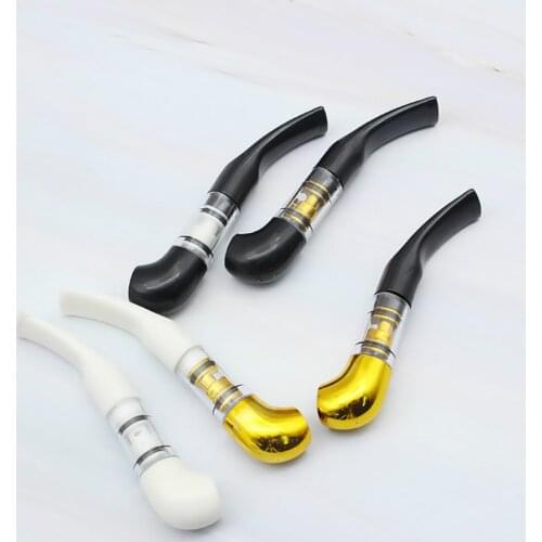 1PC Cycle Filter Pipes Cigarette PipesTobacco Pipe Standard Smoking Pipe Mouthpiece Cleaning Cigarette@2