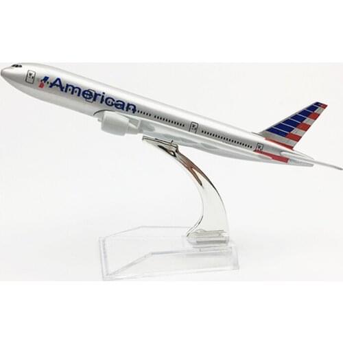 16CM 1:400 Scale Airplanes American Airlines Metal Diecast Boeing B777 Airplanes Model Airways Plane Model Aircraft Collectible