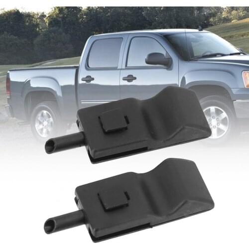 2Pcs Door Lock Knob Replacement Scratch-resistant Black Door Interior Lock Tab for Chevrolet Silverado/for GMC Sierra 2007-2013