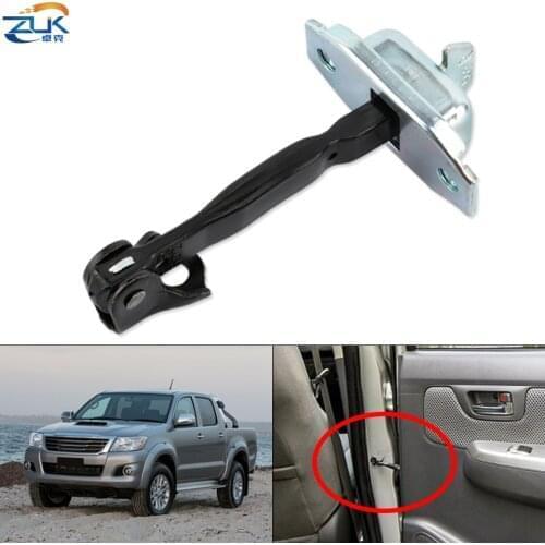 ZUK 4PCS Car Door Checker Stopper For Toyota Hilux 2004-2015 Fortuner 2005-2015 Door-Check Strap Limited Arm