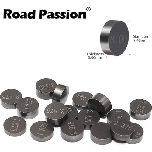Road Passion 46pcs Motorcycle 7.48mm 7.48 mm Diameter Valve Shims For Yamaha YZF600R YZF-R6S YZF-R6 YZF-R1 YZ250F WR250F