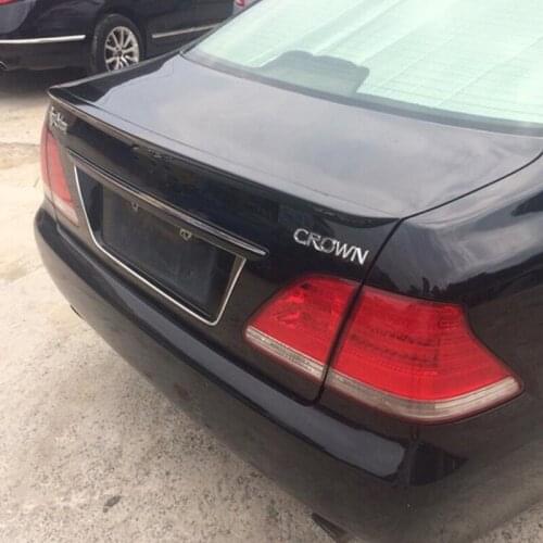 FOR Old Toyota Crown Car Spoiler 05-09 ABS Material High Quality Primer Color Trunk Spoiler Wings Tail Crown Accessories