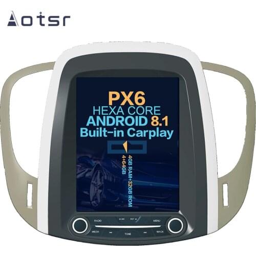 Aotsr Tesla 10.4“ Vertical screen Android 8.1 Car DVD Multimedia player GPS Navigation For Buick Lacrosse 2009-2012 carplay