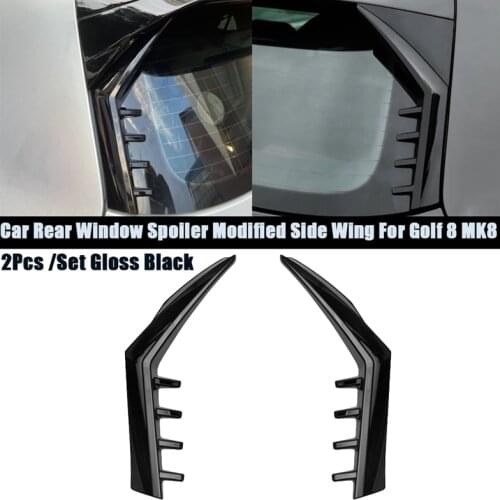 Car Rear Window Spoiler Modified Side Spoiler Wing Trim for Golf 8 Golf MK8 Tail Accessories Car Styling