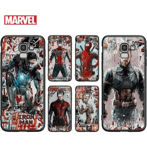 Marvel Avengers superhero For Samsung Galaxy J8 J7 J6 J5 J4 J3 J530 j730 Duo Core EU Prime Star 2018 2017 2016 Phone Case