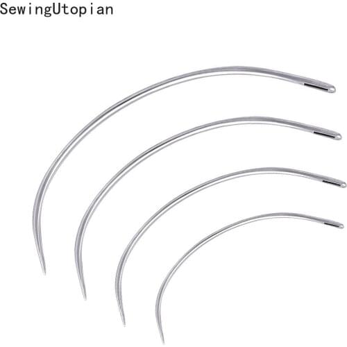 1000PCS C Type Curved Mattress Needles Hand Sewing Home Household Repair Sewing Needles 2.0inch 2.5/3.0/3.5inch C Type Needle