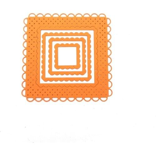 Julyarts Square Lace Card Making Supplies Craft For DIY Scrapbooking Album Embossing Paper Cards Decorative Crafts