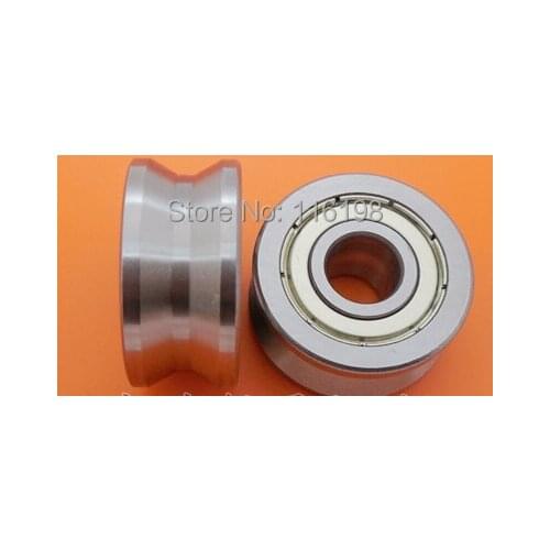 LV20/10 V groove deep groove ball bearing 10x30x14mm Traces walking guide rail bearings ABEC5