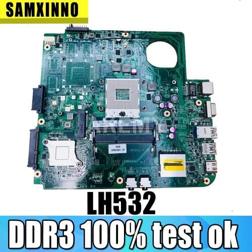 DA0FJ8MB6F0 Laptop motherboard for Fujitsu LIFEBOOK LH532 mainboard DDR3 s989 100% test work