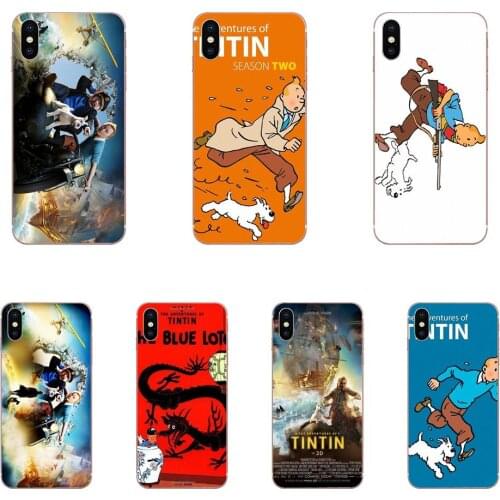 Soft TPU Pattern The Adventures Of Tintins For Xiaomi Redmi mi10 lite Pro Note 9 PRO Max 9s Mi9 K30 K20 Pro 5G