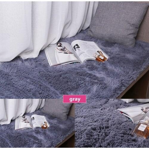 Customizable Soft Shaggy Carpet Home Warm Plush Carpets For Living Room Mat/Rugs Crawl Decor Large Bedroom Carpet Area Child