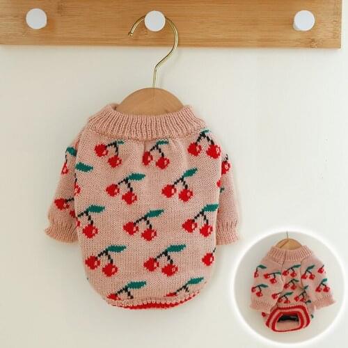 2022 New Dog Sweater Coat Winter Pet Clothes Garment Puppy Costumes Yorkies Bichon Pomeranian Poodle maltese Schnauzer Clothing