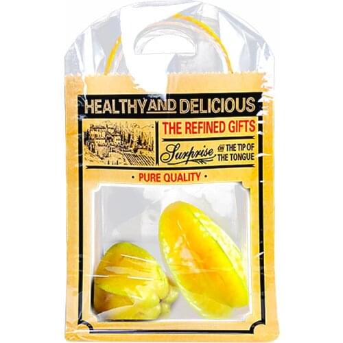 50pcs/lot English Letter Plastic Gift Bag With Handle Boutique Carrier Shopping Bags Food Baking Package Cake Bread Packing bag