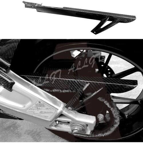 Fit for 2018 Bmw S1000rr Black Rear Back Drive Chain Guard Cover Shield Real 3k Twill Carbon Fiber
