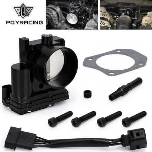 PQY - 72mm DBW Drive-By-Wire Throttle Body For 06-11 Honda Civic Si S2000 Acura TSX Plate Gasket Curve PQY-TTB91