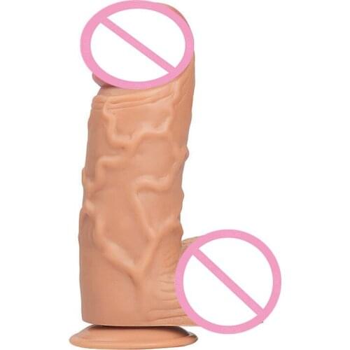 24.5X6.8CM Realistic Penis Big Dildo Sex Toy for Woman Stimulation Giant Penis with Suction Cup Adult Apparatus Toys Big Dildos