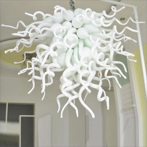 Hand Made Blown Glass Chandelier Home Decor Hand Murano Glass for High Ceiling