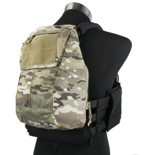 FMA Tactical Zipper-on Pouch Plate Carrier Bags Multicam for TMC CPC AVS JPC2.0 Vest