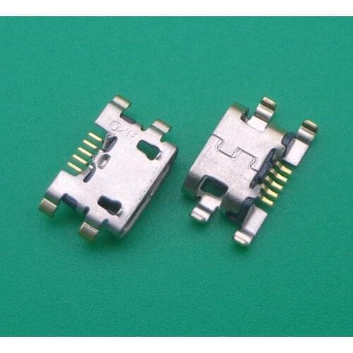 2pcs For Oukitel U22 MTK6580A Quad Core micro mini usb jack socket connector charging port dock plug repair parts 5 pin