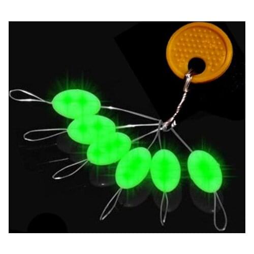 30Pcs Luminous Space Beans Easy Use Are Put On The Like A Stopper And Be Fixed Night Fishing Tackle Accessory A233