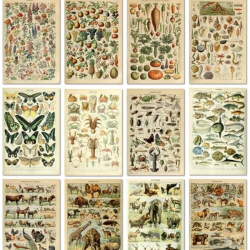 5D DIY Diamond Painting Retro Vegetable Fruit Poster Diamond Embroidery Full Square Cross Stitch Kits Home Decor Diamond Mosaic