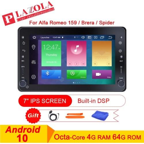 Android Car DVD Multimedia Navigation Player For Alfa Romeo Spider Brera 159 Sportwagon Stereo Autoradio DSP CarPlay BT 7inch