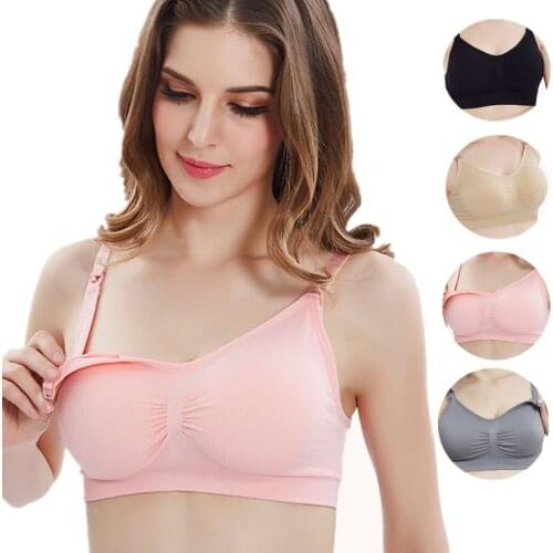 Nursing Bra Maternity Breastfeeding Bra Prevent Sagging for Pregnant Women Underwear Breast Feeding Bra