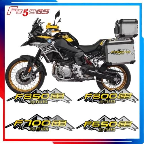 F850GS/ADV F800GS F750GS F650 GS motorcycle sticker decal side box sticker For BMW 40 years GS