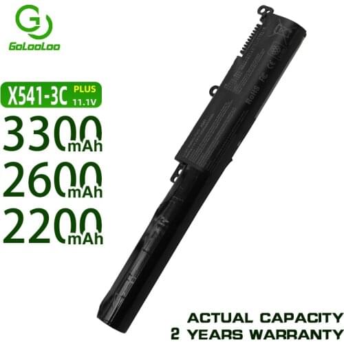 Golooloo 3 Cells A31N1601 A31LP4Q Laptop Battery For ASUS X541NC3450 For VivoBook A541UA X541 X541NA X541NC